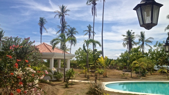 オランゴ島のリゾートホテル