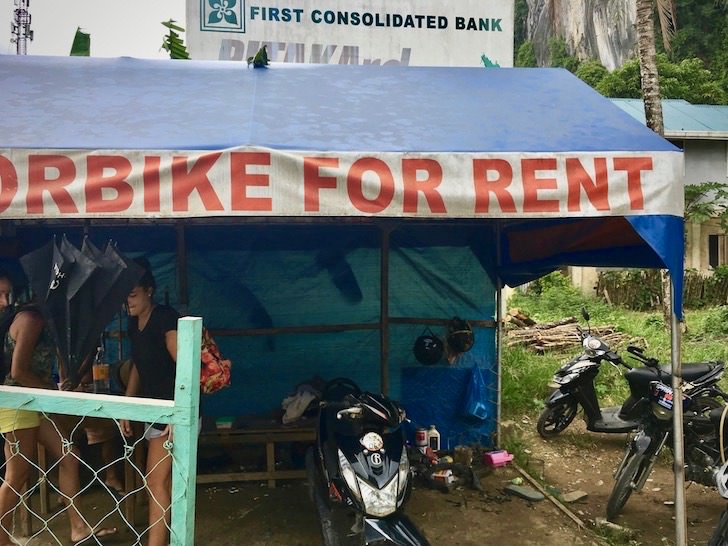 フィリピン秘境のエルニドでレンタルバイクを借りる方法