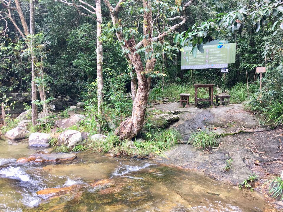 マレーシア・ランカウイ島のウェブンウェルズ滝