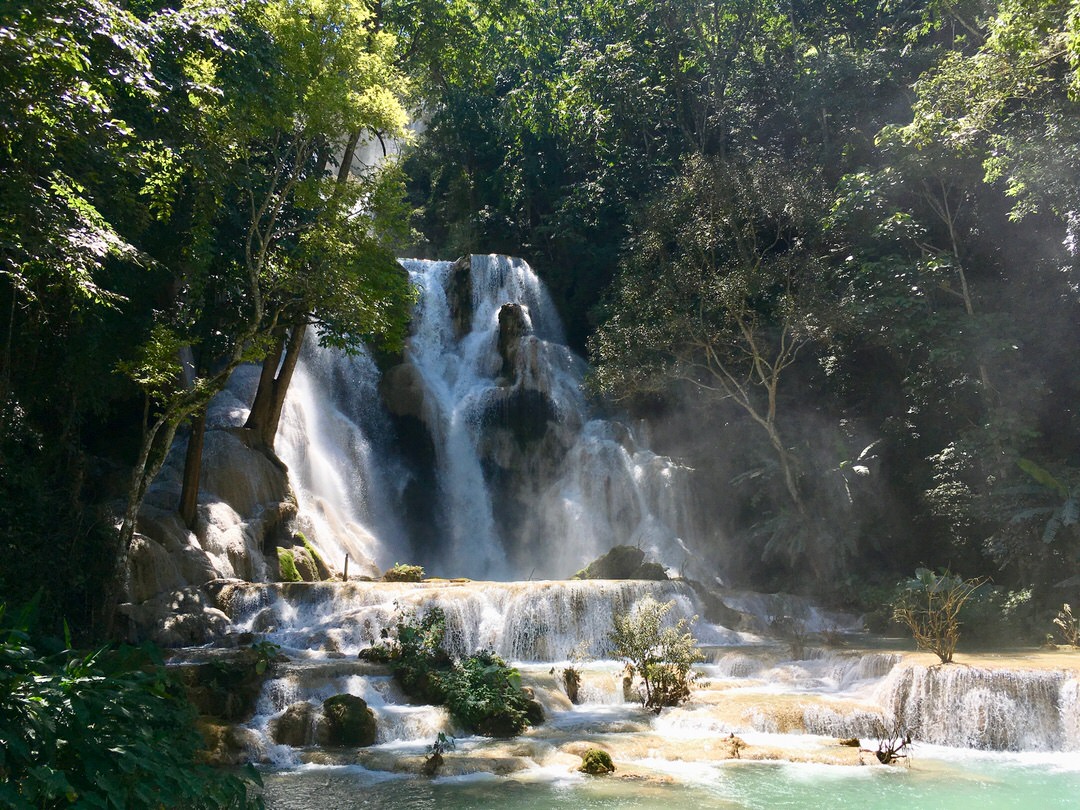 ルアンパバーンのクアンシー滝