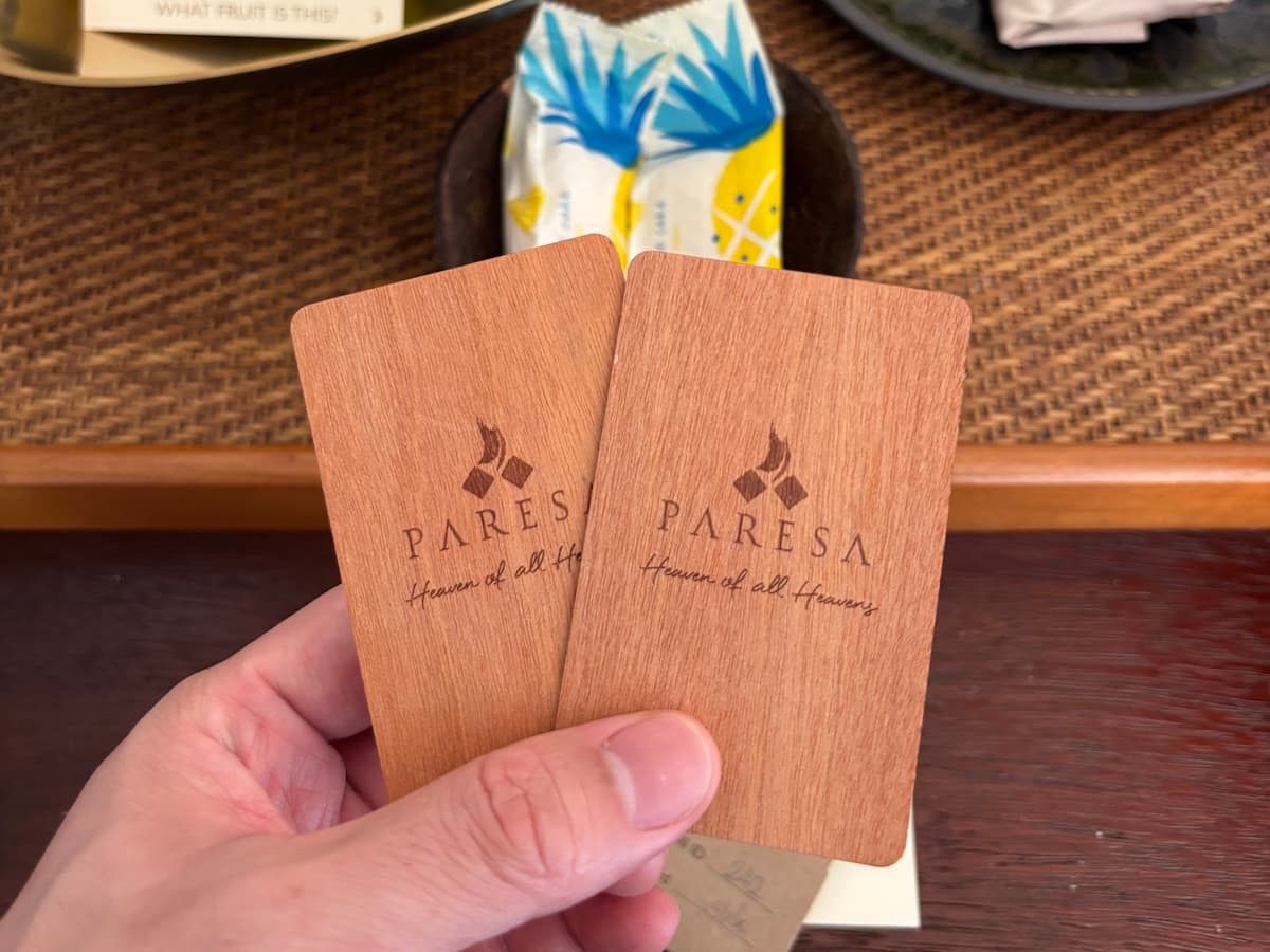 パレサ リゾート プーケット宿泊レビューカードキー